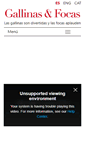 Mobile Screenshot of gallinasyfocas.com